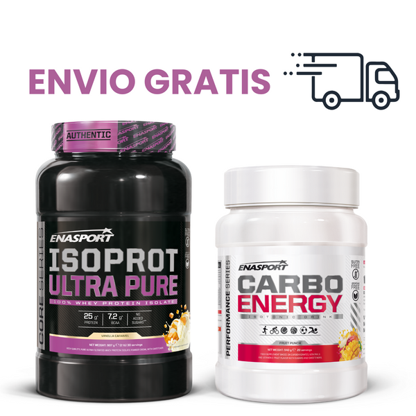 Pack Isoprot 2lb + Carbo Energy 540g Gratis